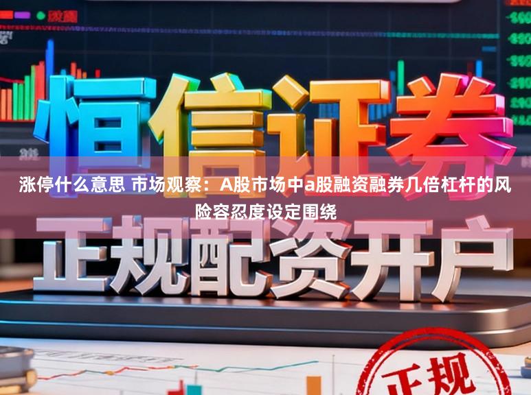 涨停什么意思 市场观察：A股市场中a股融资融券几倍杠杆的风险容忍度设定围绕
